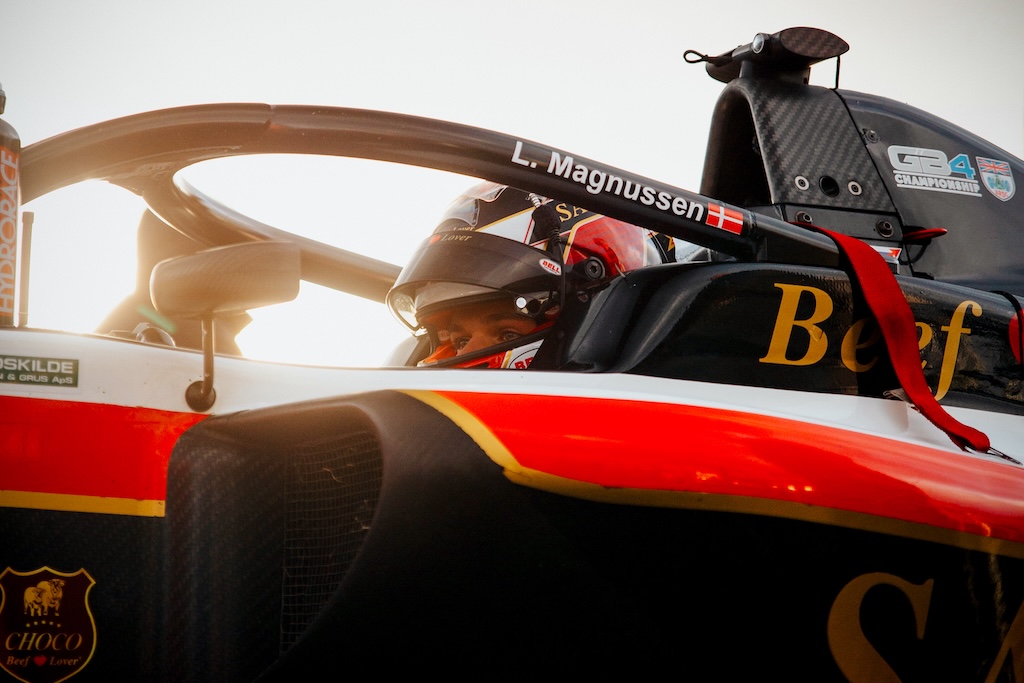 Luca Magnussen tilfreds med debutsæson i formelmesterskab. 
(Foto: Luca Magnussen)